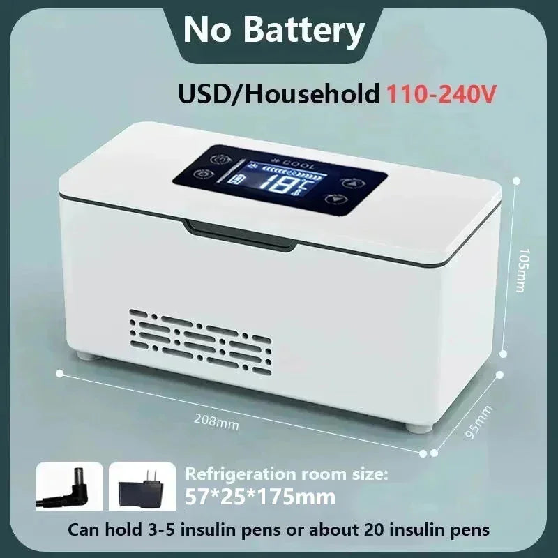 Peptide/Insulin mini fridge with usb plug