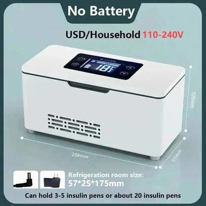 Peptide/Insulin mini fridge with usb plug