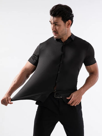 Muscle up strech shirt with loose bottom