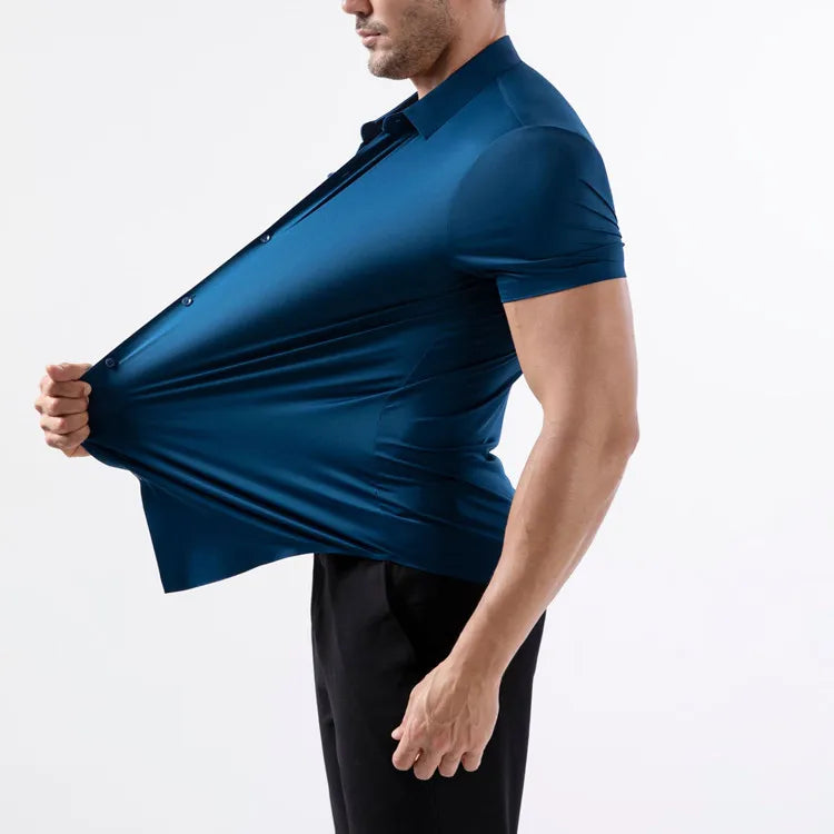 Muscle up strech shirt with loose bottom