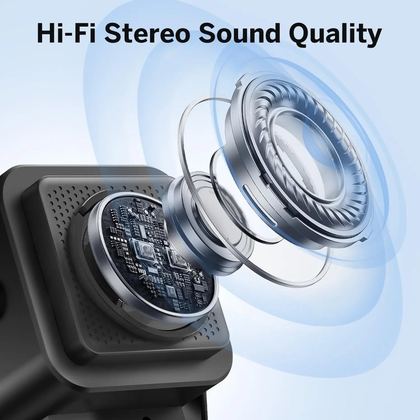 Auto induction speaker with built-in stand