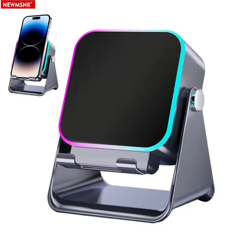 Auto induction speaker with built-in stand