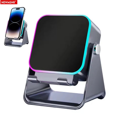 Auto induction speaker with built-in stand
