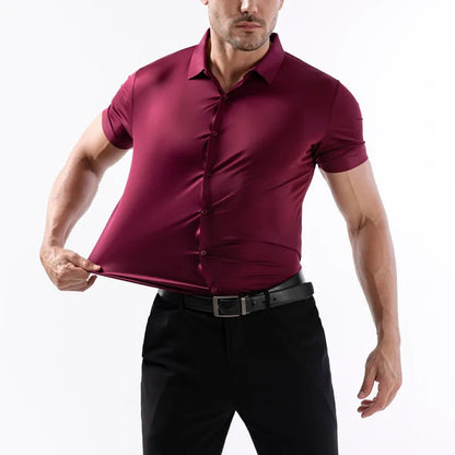 Muscle up strech shirt with loose bottom