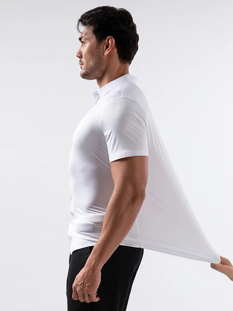 Muscle up strech shirt with loose bottom