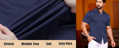 Muscle up strech shirt with loose bottom
