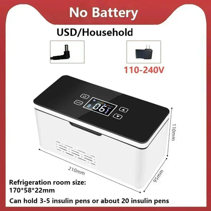 Peptide/Insulin mini fridge with usb plug